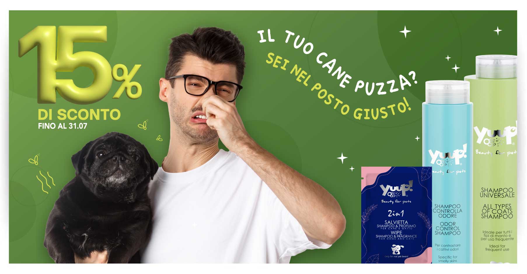 15% prodotti Home per manti corti